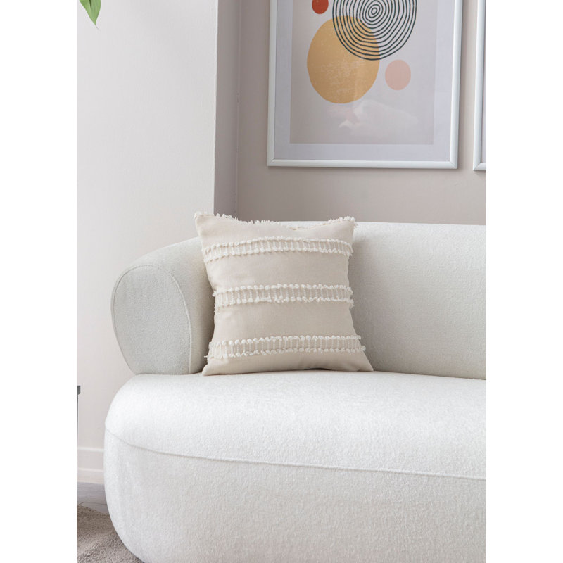 Ensemble de housse de coussin , 1, Crème, crème