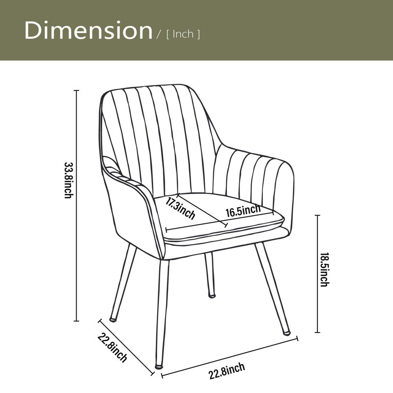 Ensemble de 2 chaises d'appoint modernes à dossier moyen, Bleu