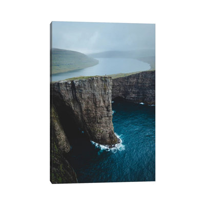 Slave Cliffs, Faroe Islands by Steffen Fossbakk - Wrapped Canvas Print