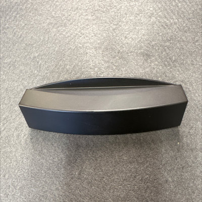 3" or 3-3/4" Dual Mount Framed Farmhouse Cup Pull Flat Black