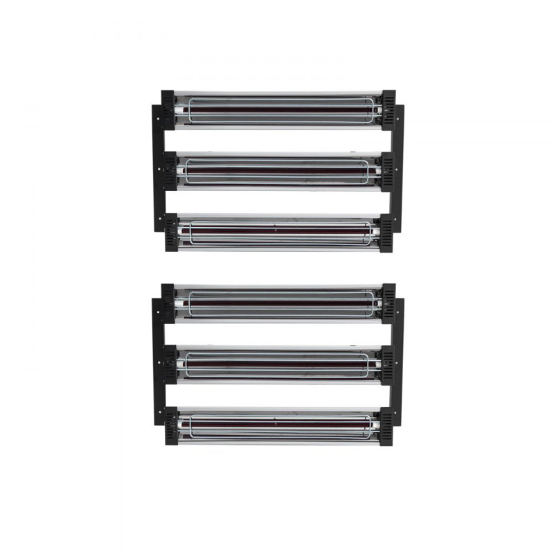 Lampe de séchage à peinture, 3000 W à séchage rapide 110 V, 47,2 x 39,3 pouces carrés, surface de cuisson, pulvérisation / cabine de cuisson, lampe de chauffage à infrarouge, lumières de chauffage pour voiture