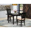 Rectangular Solid Wood Top with Butterfly Leaf Dining Table Set-106903920-106903918-122933998