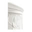 White Solid Wood End Table