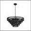 Luminaire suspendu réglable en fer et en corde de chanvre noir 8 lumières 8 lumières-1182829507-1197424890