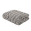 Jeté gris en fourrure froncée gris 50 x 60 po-23978472