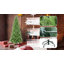 Arbre de Noël mince - pointes, branches en PE + PVC, conception à charnières pour une installation facile, support en métal stable - idéal pour les coins et les petits espaces-2058916038