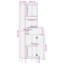 vidaXL Bathroom Cabinet Honey brown 14.96 x 12.99 x 62.99 in