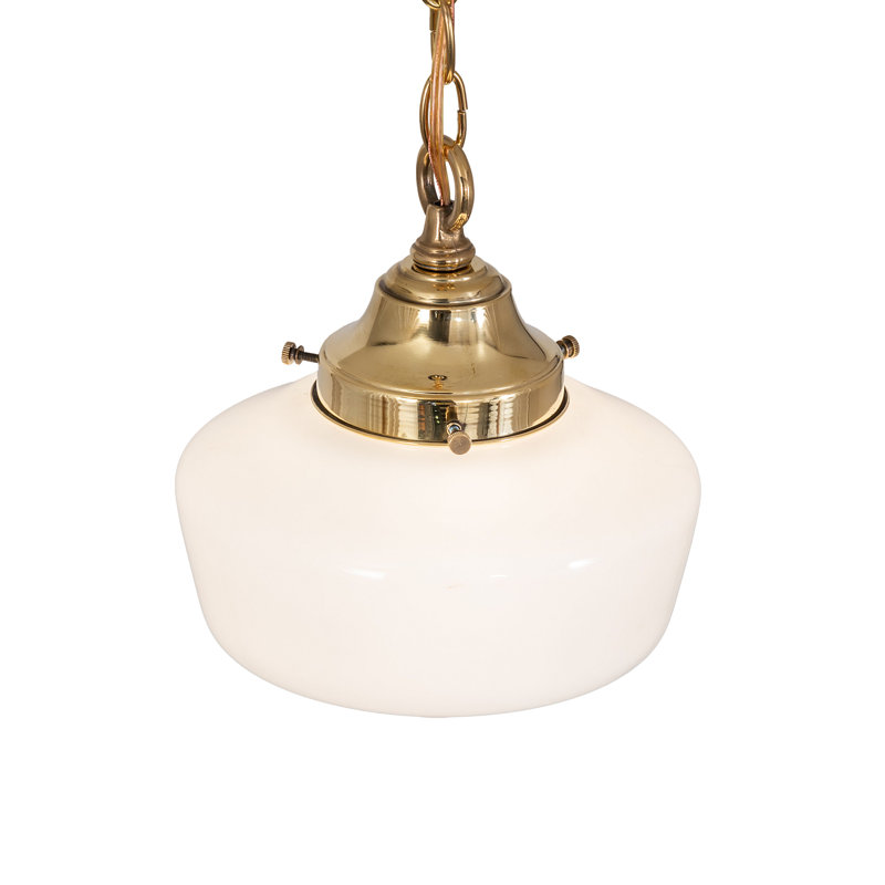 9" Wide Revival Schoolhouse Traditional Globe Pendant
