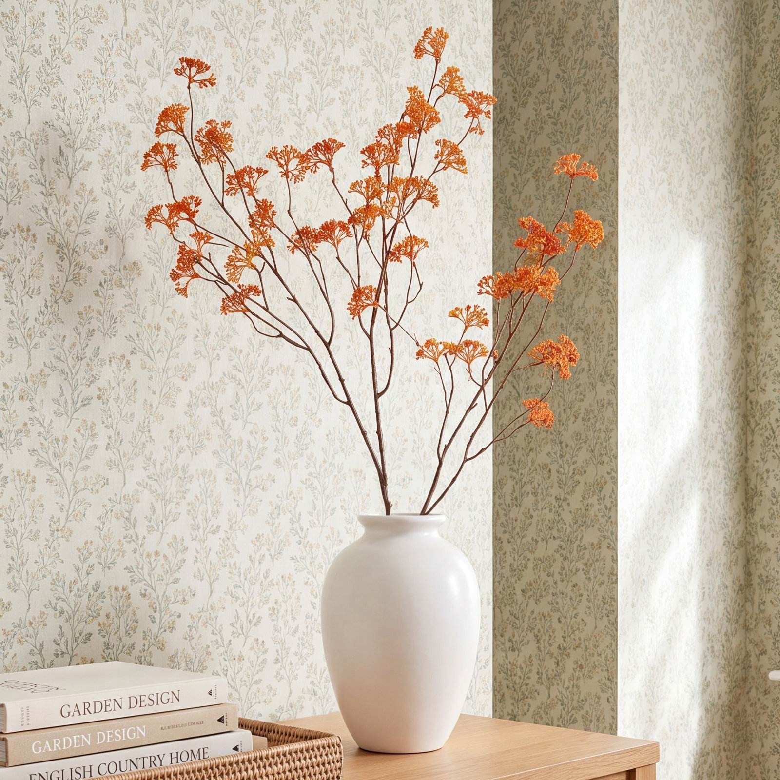 Rice Flower Stems, Pink