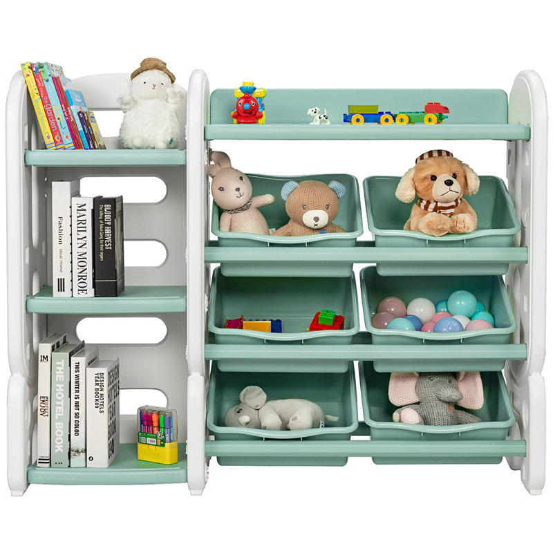 Arwood Toy Organizer, Green/White