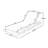 Adjustable Lounge Chair, Uncushioned Patio Chair