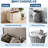 Plastic Storage Box with Folding Lid – 73 Liter Capacity, Sturdy Material, Space‑Saving Design, Versatile Use, Durable Construction