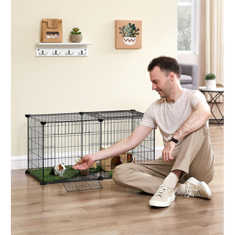 Evianna Weather Resistant Small Animals Cage, 41cm W x 82cm D