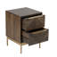 Garvyn 38cm W Solid Wood Bedside Table