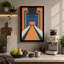 Bowling Alley Vanishing Point Retro - Wrapped Canvas-419388624-419388654