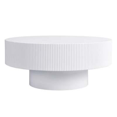 Easy Assembly Round Coffee Table