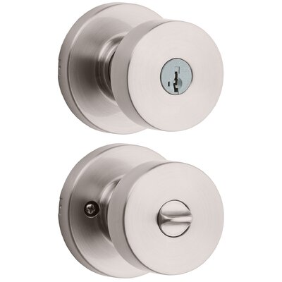 Pismo Keyed Door Knob with SmartKey -  Kwikset, 97402-850