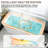 CASAINC 59" Rectangle Acrylic Freestanding Soaking Bathtub With Overflow Hole ＆ Center Drain, Glossy White
