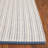 909 Hand Woven Cotton/Wool Striped Rug -320993693-305246828
