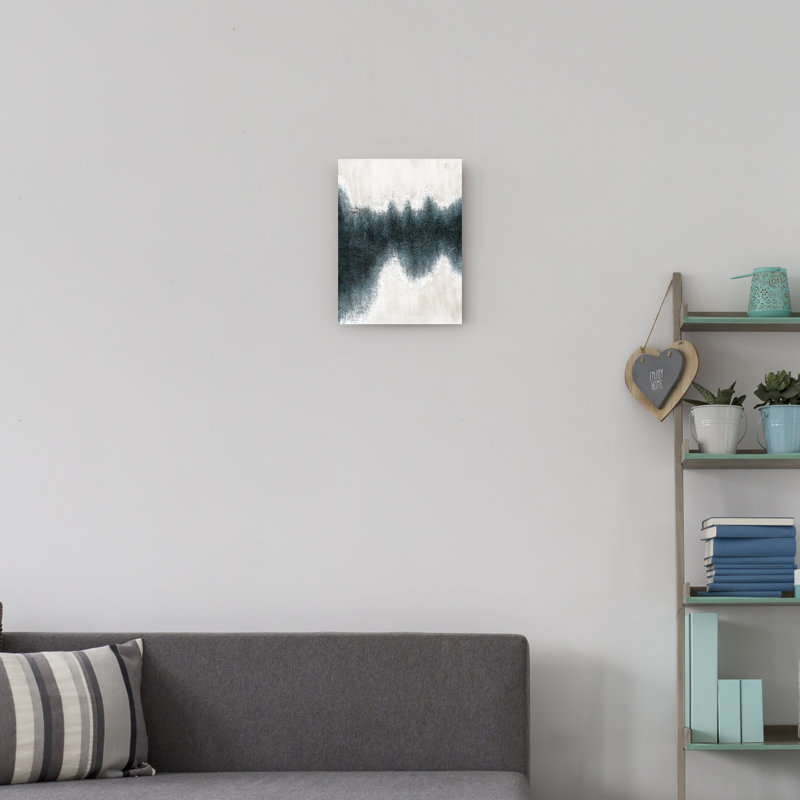 Peinture sur toile tendue, H 16 po x l 12 po x P 1,2 po