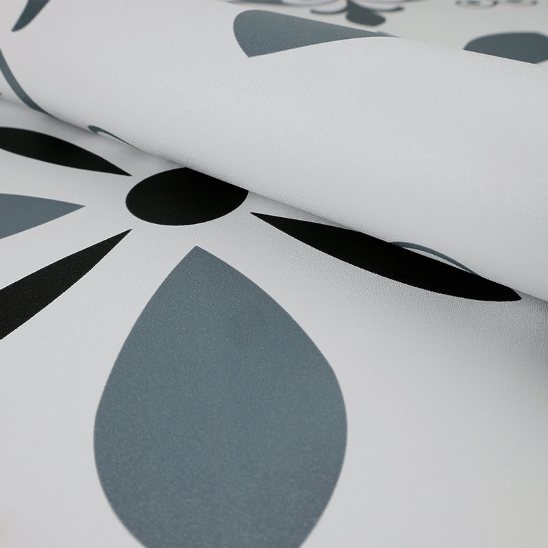 24 In. X 120 In. 4 Mil White Peel & Stick Vinyl Sheet Flooring, Cut To Length, 5 Consecutive Patterns Flooring Roll