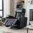 270° Power Swivel Recliner With Hidden Arm Storage And LED Light Strip,Cup Holder,360° Swivel Tray Table,And Cell Phone Holder ,Grey-1343226324