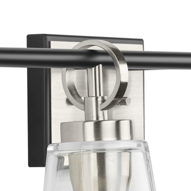 Éclairage pour meuble-lavabo à intensité variable Cassell, 4, Nickel brossé