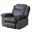 Fauteuils inclinables | Fauteuil inclinable électrique en tissu gris ardoise avec accoudoirs coussinés
