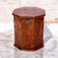 Solid Wood Abstract Accent Chest