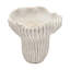 Jardinière corail sable et ciment 9,3 po x 9,7 po avec finition texturée beige