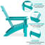 Chaise Adirondack pliable Heimo-644389372