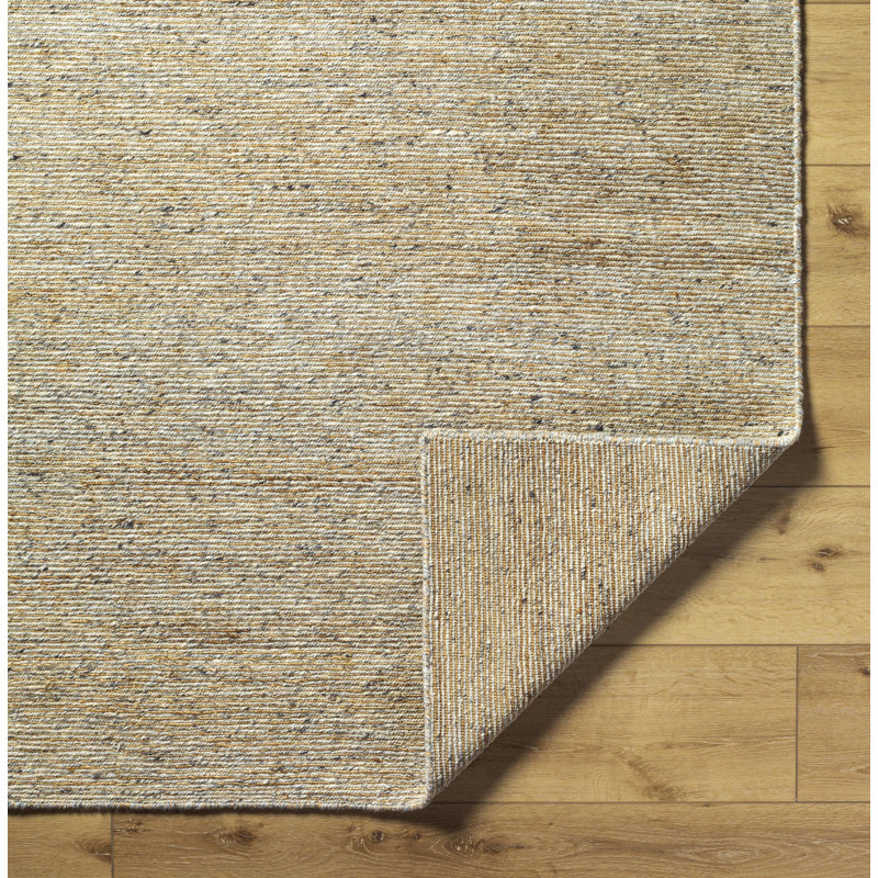 Natural Soumek Abstract Area Rug, Rectangle 6' x 9'