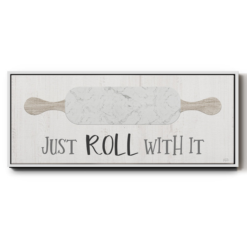 Roll With It- Framed Canvas, 20" H x 50" W