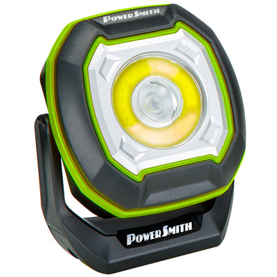 Lampe de poche à main rechargeable 800 lumens PowerSmith, projecteur à DEL et projecteur