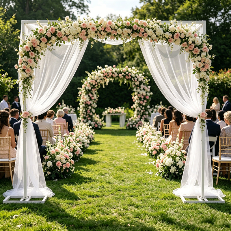Garden Arch Wedding Backdrop Stand