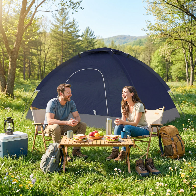 2 Person Tent, Navy Blue
