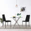 Galghard Tempered Glass Indoor Dining Table