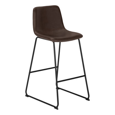 Office Chair, Bar Height, Standing, Computer Desk Work, Pu Leather Look, Metal, Contemporary