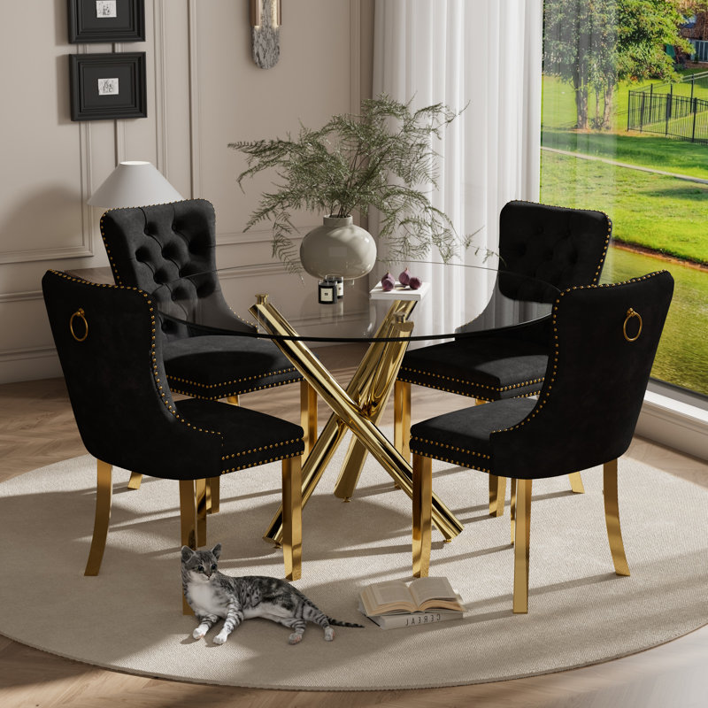 5-Piece Pedestal Dining Set