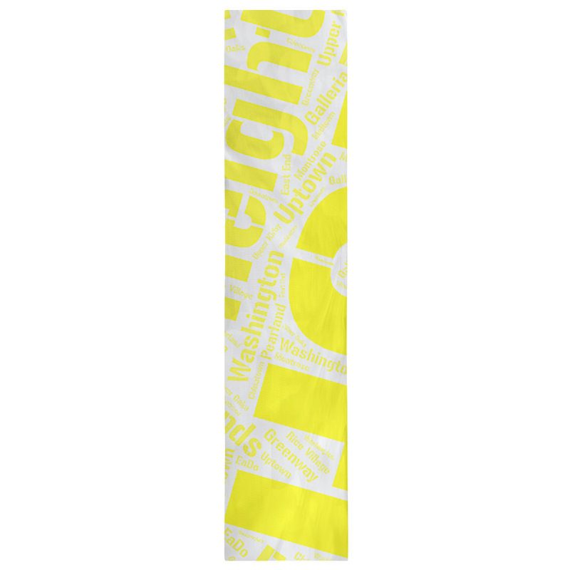 Chemin de table, 72 po x 16 po, Jaune, Houston
