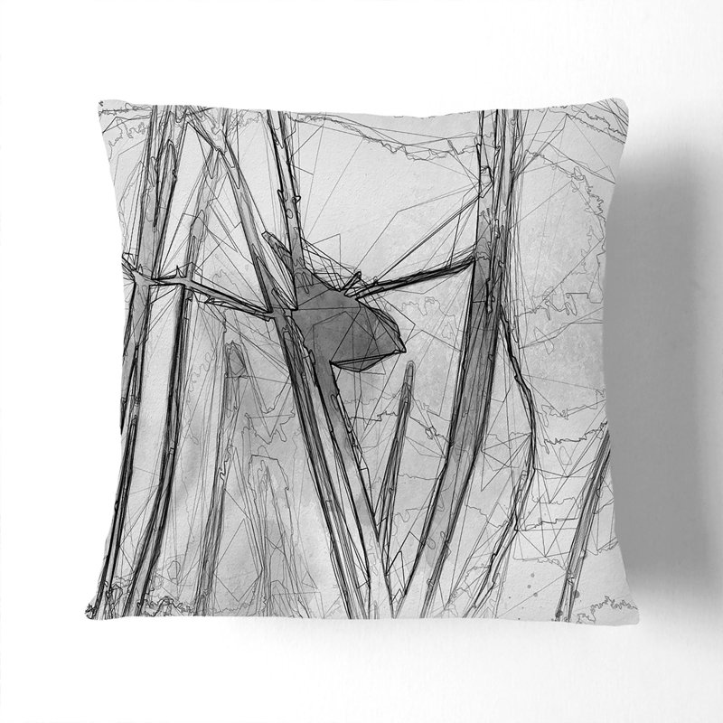 Floral Square Cushion, 55 x 55 cm