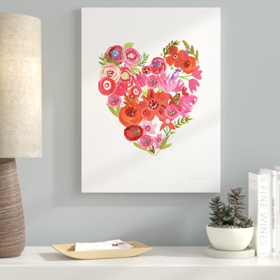 « valentine chic ii », reproduction sur toile tendue