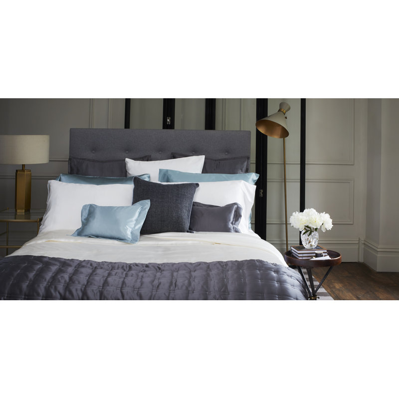 Signature Silk Pillow Case, King 20"x40", White