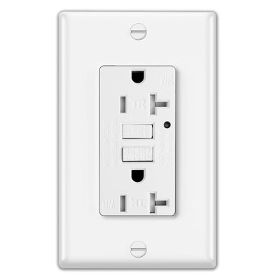 20-Amp GFCI Tamper Resistant Single Outlet