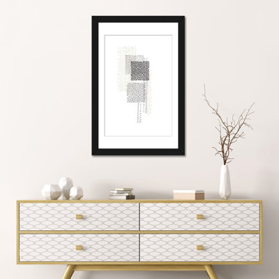 «Block Print Composition IV», reproduction sur toile