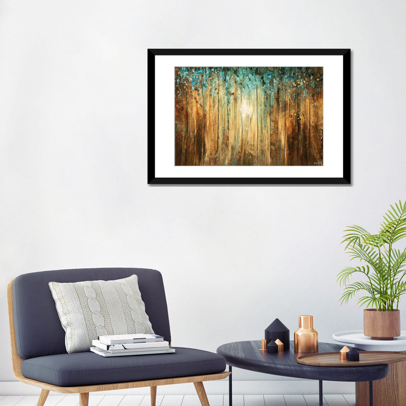 «Swiger A Ray of Light», impression sur toile, Papier d'art encadré noir, H 24 po x l 32 po x P 1 po