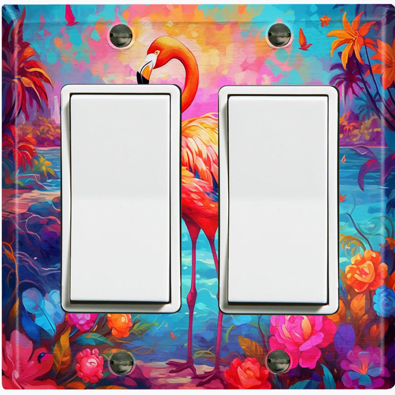 Nature Themed 2 - Gang Rocker Standard Wall Plate