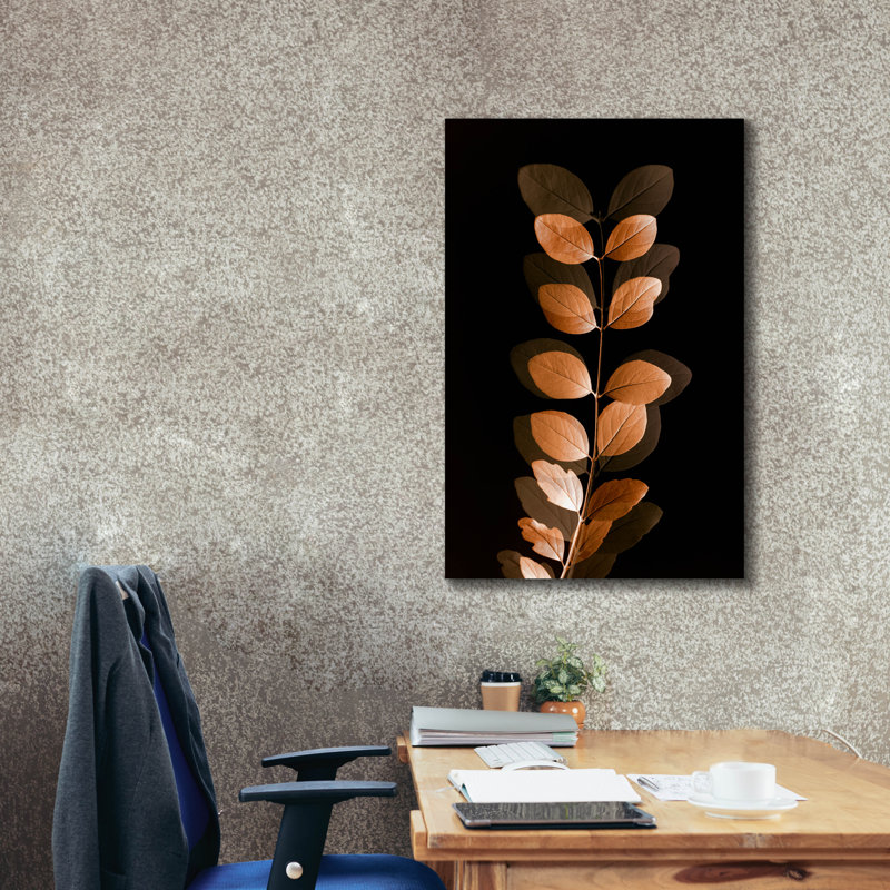 "Epic Graffiti" Fall Leaves 7 "par Ian Winistanley, art mural sur toile, H 40 po x l 26 po x P 1,5 po