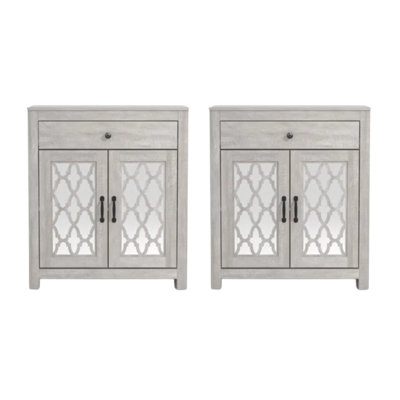 Ensemble de 2 armoires d'appoint Chessani
