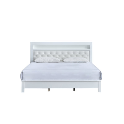 Inessa 05BEF0AE279D4061910E777210B2DB7B Queen Bed White